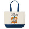 Sac de shopping bleu J'peux pas Catch