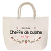 Sac Fête des Mères Mamie Famille Idée Cadeau anniversaire Noël Travail Boulot Métier Départ Retraite Collègue Femme cabas shopping plage