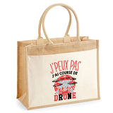 Sac Fête des Mères Mamie Famille Idée Cadeau anniversaire Noël Travail Boulot Métier Départ Retraite Collègue Femme cabas shopping plage Homme Papa Papi Pères Frère