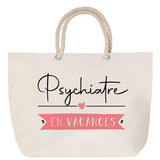 Sac Fête des Mères Mamie Famille Idée Cadeau anniversaire Noël Travail Boulot Métier Départ Retraite Collègue Femme cabas shopping plage