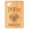 Planche bambou gravée personnalisée femme homme idée cadeau Fête des Mères Fête des Pères apéro papa maman prénom cuisine plateau fromage