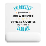 Tapis de souris ergonomique avec repose-poignet, accessoire bureau pour femme et homme, fête des pères, cadeau pas cher, idée cadeau fête des mères, secret santa, départ à la retraite, télétravail et gaming