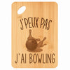 Planche bambou gravée personnalisée femme homme idée cadeau Fête des Mères Fête des Pères apéro papa maman prénom cuisine plateau fromage