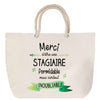 Sac Fête des Mères Mamie Famille Idée Cadeau anniversaire Noël Travail Boulot Métier Départ Retraite Collègue Femme cabas shopping plage
