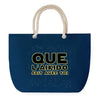 Sac de plage Bleu anse corde Aikido soit avec toi