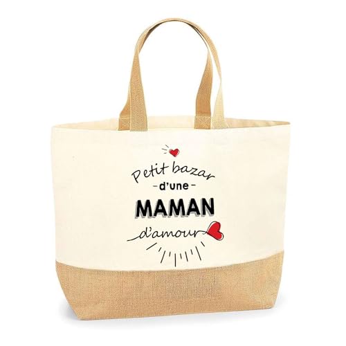 Sac Jute Bazar Maman d'Amour