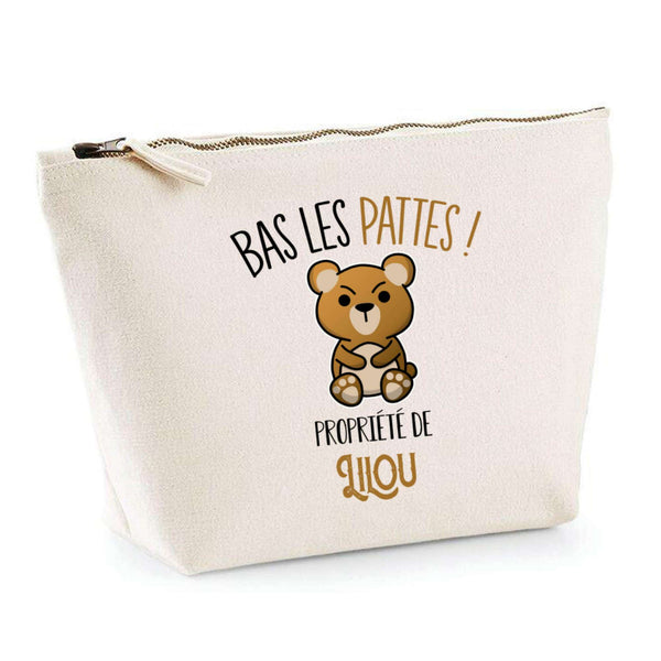 Trousse pochette de rangement maquillage Fête des Mères Mamie Famille Idée Cadeau anniversaire Noël Travail Boulot Métier Départ Retraite Collègue Femme