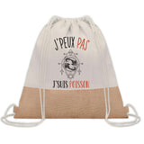 Sac Fête des Mères Mamie Cadeau anniversaire Noël Travail Métier Départ Retraite Collègue Femme Homme Fête des Pères Papa Maman Papi cabas shopping plage