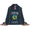 sac a dos bleu coton recycle avec pochette idee cadeau originale pour collegue ami prof ou membre de la famille cadeau mixte noel anniversaire secret santa ou depart au travail sac leger pratique et ecologique design breton moderne