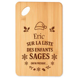 Planche à découper cadeau Noël famille amis papa maman mamie papi, idée cadeau apéro et cuisine, Secret Santa