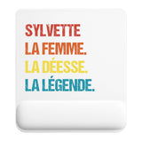 Tapis de souris ergonomique avec repose-poignet, accessoire bureau pour femme et homme, fête des pères, cadeau pas cher, idée cadeau fête des mères, secret santa, départ à la retraite, télétravail et gaming