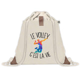 Sac à dos avec pochette Volley c'est la Vie