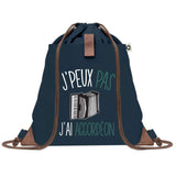 sac a dos bleu coton recycle avec pochette idee cadeau originale pour collegue ami prof ou membre de la famille cadeau mixte noel anniversaire secret santa ou depart au travail sac leger pratique et ecologique design breton moderne