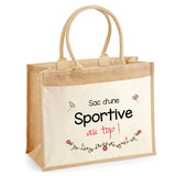 Sac Fête des Mères Mamie MAman Soeur Femme Famille Idée Cadeau anniversaire Noël Travail Boulot Métier Départ Retraite Collègue Femme cabas shopping plage