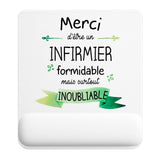 Tapis de souris ergonomique avec repose-poignet, accessoire bureau pour femme et homme, fête des pères, cadeau pas cher, idée cadeau fête des mères, secret santa, départ à la retraite, télétravail et gaming
