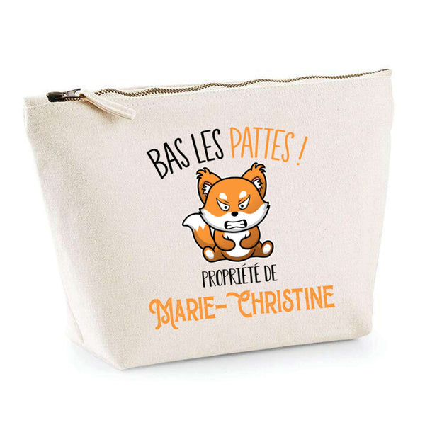 Trousse pochette de rangement maquillage Fête des Mères Mamie Famille Idée Cadeau anniversaire Noël Travail Boulot Métier Départ Retraite Collègue Femme