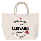 Sac Fête des Mères Mamie Famille Idée Cadeau anniversaire Noël Travail Boulot Métier Départ Retraite Collègue Femme cabas shopping plage
