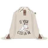 Sac à dos avec pochette Yoga c'est la Vie