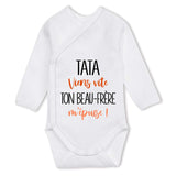 Body Bébé Personnalisé Manches Longues – 100% Coton Oeko-Tex, Impression France, Cadeau Naissance Ou Baby Shower