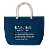 Sac de plage Bleu anse corde Bastien Définition Homme
