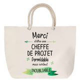 Sac Fête des Mères Mamie Famille Idée Cadeau anniversaire Noël Travail Boulot Métier Départ Retraite Collègue Femme cabas shopping plage