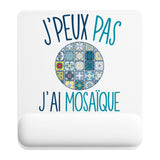 Tapis de souris ergonomique avec repose-poignet, accessoire bureau pour femme et homme, fête des pères, cadeau pas cher, idée cadeau fête des mères, secret santa, départ à la retraite, télétravail et gaming