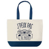 Sac de shopping bleu J'peux pas Photo