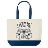 Sac de shopping bleu J'peux pas Photo