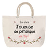 Sac Fête des Mères Mamie Famille Idée Cadeau anniversaire Noël Travail Boulot Métier Départ Retraite Collègue Femme cabas shopping plage