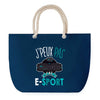 Sac de plage Bleu anse corde J'peux Pas E-Sport