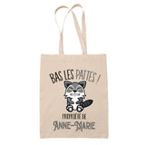 Sac tote bag réutilisable coton shopping Fête des Mères Mamie Famille Idée Cadeau anniversaire Noël Travail Boulot Métier Départ Retraite Collègue Femme