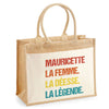 Sac Fête des Mères Mamie MAman Soeur Femme Famille Idée Cadeau anniversaire Noël Travail Boulot Métier Départ Retraite Collègue Femme cabas shopping plage
