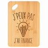Planche bambou gravée personnalisée femme homme idée cadeau Fête des Mères Fête des Pères apéro papa maman prénom cuisine plateau fromage