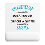 Tapis de souris ergonomique avec repose-poignet, accessoire bureau pour femme et homme, fête des pères, cadeau pas cher, idée cadeau fête des mères, secret santa, départ à la retraite, télétravail et gaming