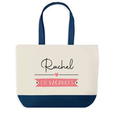 Sac de shopping bleu Rachel en Vacances