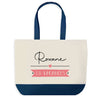 Sac de shopping bleu Roxane en Vacances