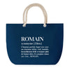 Sac de plage Bleu anse corde Romain Définition Homme
