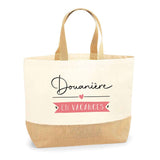 Sac Jute Fête des Mères Fêtes des Pères Mamie Papi Famille Idée Cadeau anniversaire Noël Travail Boulot Métier Départ Retraite Collègue Femme Homme