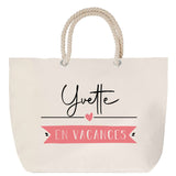 Sac Fête des Mères Mamie Famille Idée Cadeau anniversaire Noël Travail Boulot Métier Départ Retraite Collègue Femme cabas shopping plage
