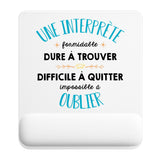 Tapis de souris ergonomique avec repose-poignet, accessoire bureau pour femme et homme, fête des pères, cadeau pas cher, idée cadeau fête des mères, secret santa, départ à la retraite, télétravail et gaming