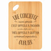 Planche bambou gravée personnalisée femme idée cadeau Fête des Mères apéro 30×20 prénom cuisine plateau fromage anniversaire noel maman mamie