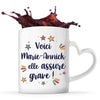 Mug personnalisé, idée cadeau pour maman, femme collègue saint valentin Noël, anniversaire, fête des mères Secret Santa