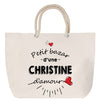 Sac Fête des Mères Mamie Famille Idée Cadeau anniversaire Noël Travail Boulot Métier Départ Retraite Collègue Femme cabas shopping plage