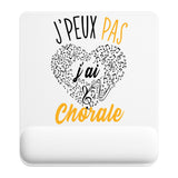 Tapis de souris ergonomique avec repose-poignet, accessoire bureau pour femme et homme, fête des pères, cadeau pas cher, idée cadeau fête des mères, secret santa, départ à la retraite, télétravail et gaming