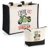Cabas homme ou femme sac plage ou shopping tote bag pochette trousse Idée cadeau original pour anniversaire Noël travail départ retraite collègue famille fete des mères fetes des pères papa maman mamie papi