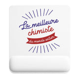 Tapis de souris ergonomique avec repose-poignet, accessoire bureau pour femme et homme, fête des pères, cadeau pas cher, idée cadeau fête des mères, secret santa, départ à la retraite, télétravail et gaming