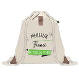 Sac à dos avec pochette Meilleur Fiancé de tous les temps