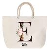 Sac Fête des Mères Mamie Famille Idée Cadeau anniversaire Noël Travail Boulot Métier Départ Retraite Collègue Femme cabas shopping plage