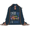 sac a dos bleu coton recycle avec pochette idee cadeau originale pour collegue ami prof ou membre de la famille cadeau mixte noel anniversaire secret santa ou depart au travail sac leger pratique et ecologique design breton moderne