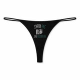 String Femme Accordeon Jpeux Pas - sous-Vêtement Coton Idée Cadeau Humour Saint Valentin Anniversaire